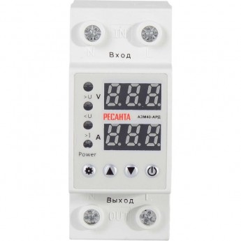 Блок защиты по напряжению РЕСАНТА АЗМ-40АРД