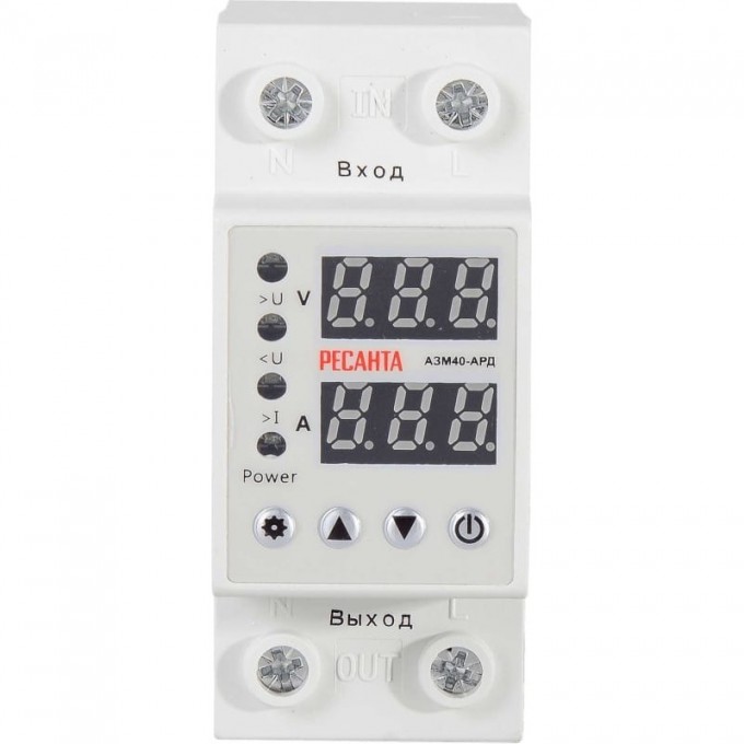 Блок защиты по напряжению РЕСАНТА АЗМ-40АРД 61/22/30