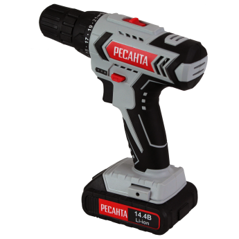 Дрель-шуруповерт аккумуляторная РЕСАНТА ДА-14-2ЛК Дрель-шуруповерт аккумуляторная РЕСАНТА ДА-14-2ЛК