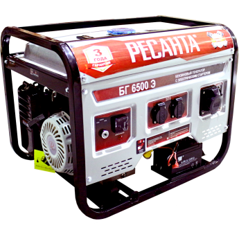 Электрогенератор РЕСАНТА БГ 6500 Э