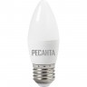 Лампа светодиодная РЕСАНТА LL-R-C37-5W-230-4K-E14 76/1/2