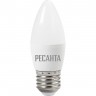 Лампа светодиодная РЕСАНТА LL-R-C37-6W-230-3K-E27 76/1/9