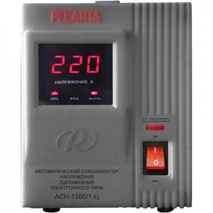 Стабилизатор напряжения РЕСАНТА ACH-1500/1-Ц 63/6/3