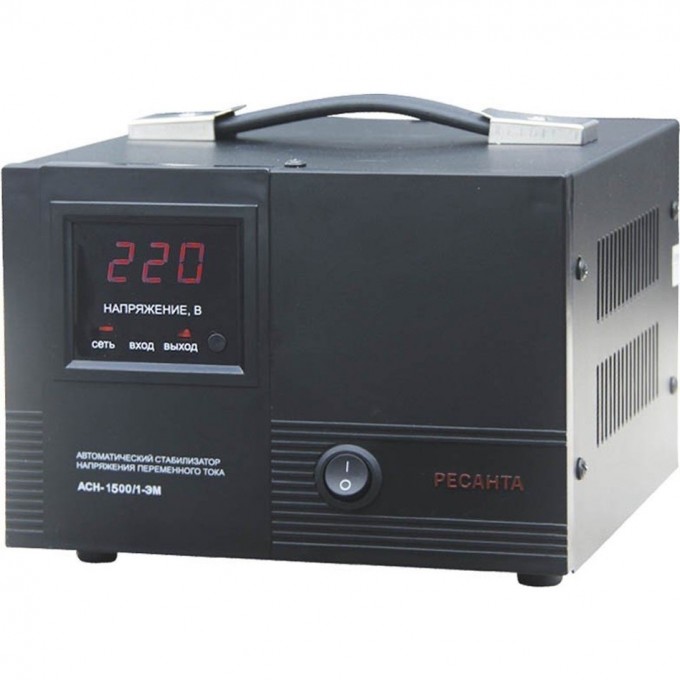 Стабилизатор напряжения РЕСАНТА АСН-1500/1-ЭМ 63/1/3