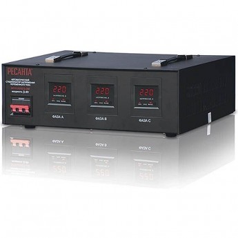 Стабилизатор напряжения РЕСАНТА АСН-3000/3 Стабилизатор напряжения РЕСАНТА АСН-3000/3