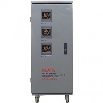 Стабилизатор напряжения РЕСАНТА АСН-30000/3-Ц Стабилизатор напряжения РЕСАНТА АСН-30000/3-Ц