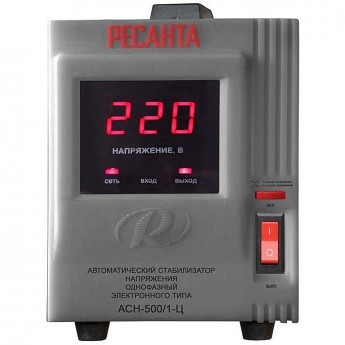 Стабилизатор напряжения РЕСАНТА АСН-500/1-Ц Стабилизатор напряжения РЕСАНТА АСН-500/1-Ц