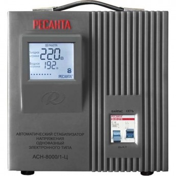 Стабилизатор напряжения РЕСАНТА АСН-8000/1-Ц Стабилизатор напряжения РЕСАНТА АСН-8000/1-Ц