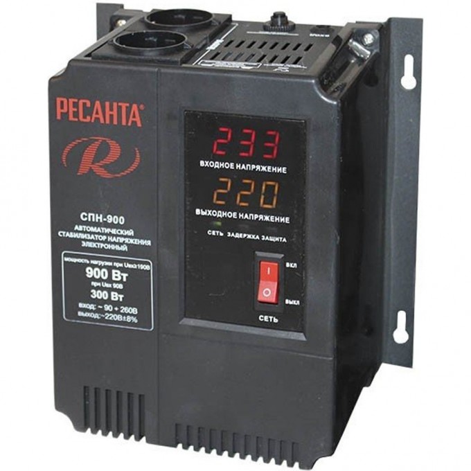 Стабилизатор напряжения серии LUX РЕСАНТА АСН-1000Н/1-Ц 63/6/14