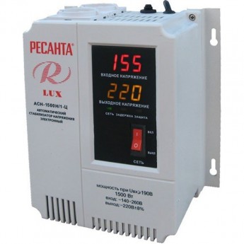 Стабилизатор напряжения серии LUX РЕСАНТА АСН-1500Н/1-Ц