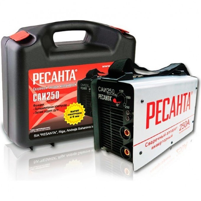 Сварочный аппарат РЕСАНТА САИ-250 в кейсе 65/23