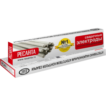 Сварочный электрод РЕСАНТА МР-3 Ф2,0 Пачка 1 кг Сварочный электрод РЕСАНТА МР-3 Ф2,0 Пачка 1 кг