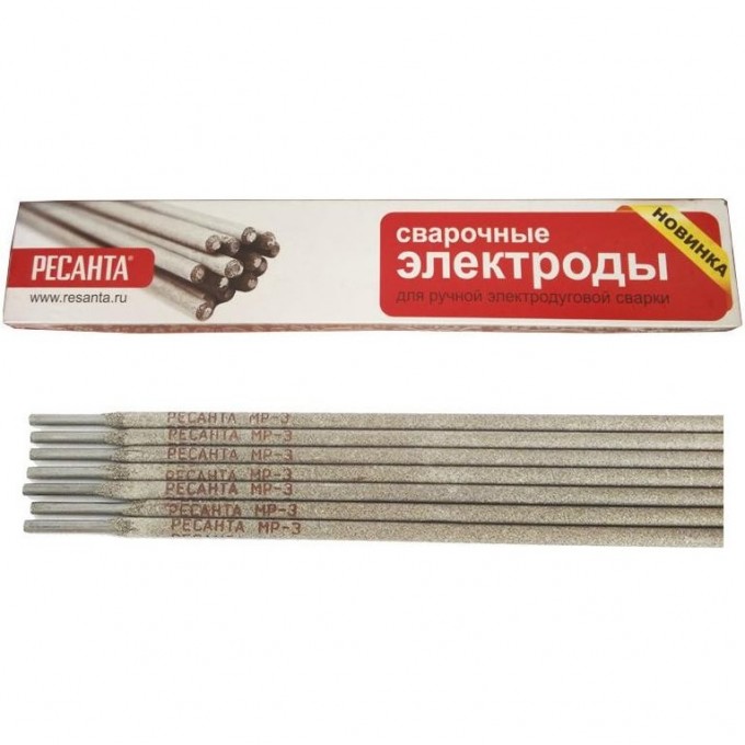Сварочный электрод РЕСАНТА МР-3 Ф5,0, пачка 3 кг 900/71/6/18