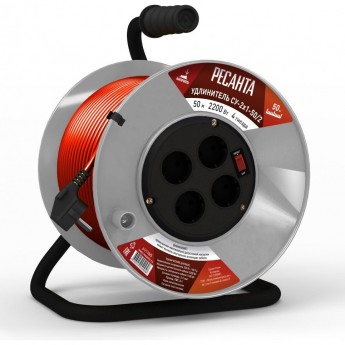 Удлинитель силовой на катушке РЕСАНТА СУ-2х1-50/2